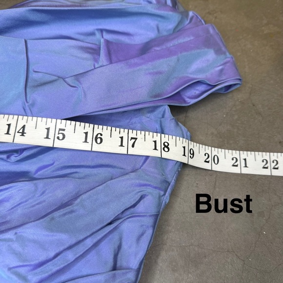 Catherine Regehr Off the Shoulder Silk Taffeta Gown with Bubble Skirt Sz M - Picture 6 of 8